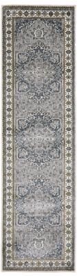 Style Haven Everly Traditional Center Medallion Blue/ Grey Area Rug