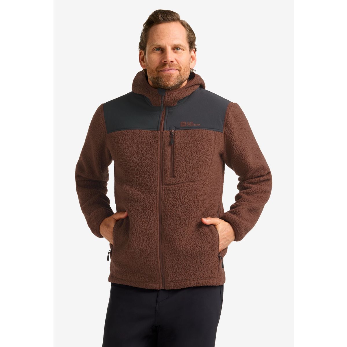 Jack Wolfskin Kammweg Pile Full Zip M hot choc (D0107) 3XL 1711271_D0107_A16