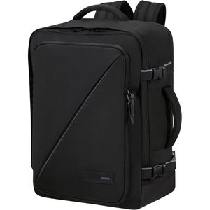 AmericanTourister Handgepäck-Rucksack Take2Cabin M, 38 Liter, mit Laptopfach, schwarz, 36 x 45 x 20cm