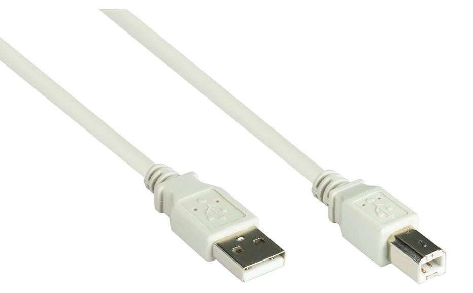 Good Connections USB2.0 Kabel A-B grijs 0,25m