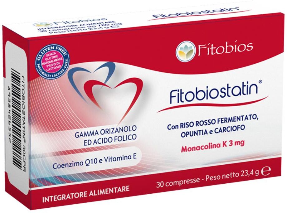 FITOBIOS Srl Fitobiostatin 30 Compresse - Integratore Alimentare
