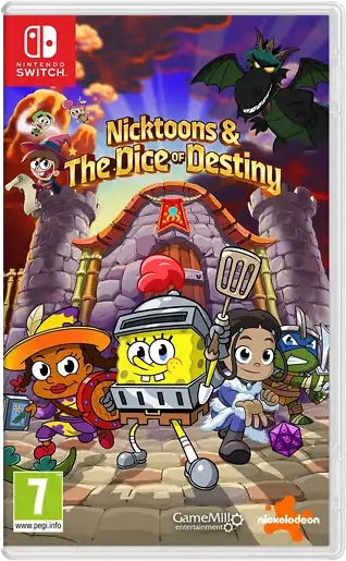 GameMill Entertainment Nicktoons ; The Dice of Destiny – Nintendo Switch Game Cartridge