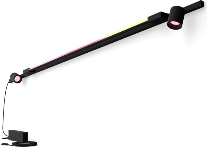 Philips Hue White and Color Ambiance Perifo Wandleuchte Spot und Gradient Tube Schwarz