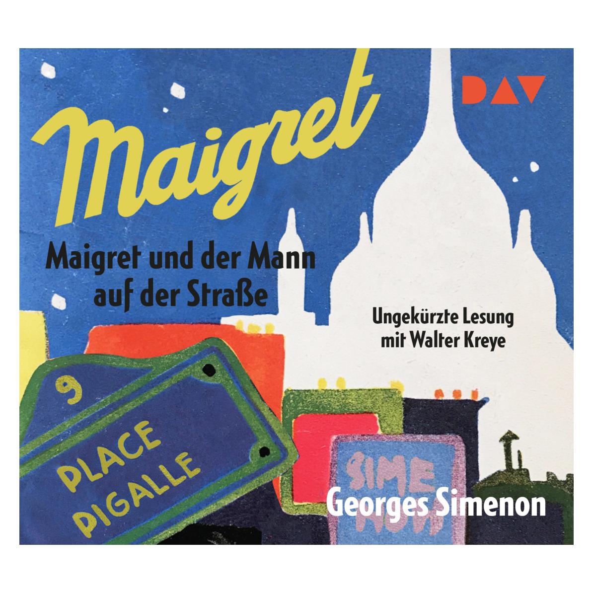 Audio Verlag Maigret und der Mann auf der Strasse (Georges Simenon, Deutsch) (15899090)