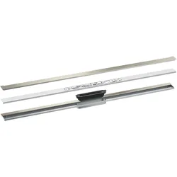 hansgrohe AXOR Drain Fertigset Durschrinne, 1200mm, zur Wandmontage, 42529800, Farbe: Stainless Steel Optic