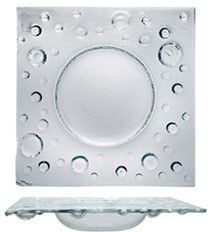 Tirolix Piatto Quadrato Fondo 30 X 30 cm Bubble