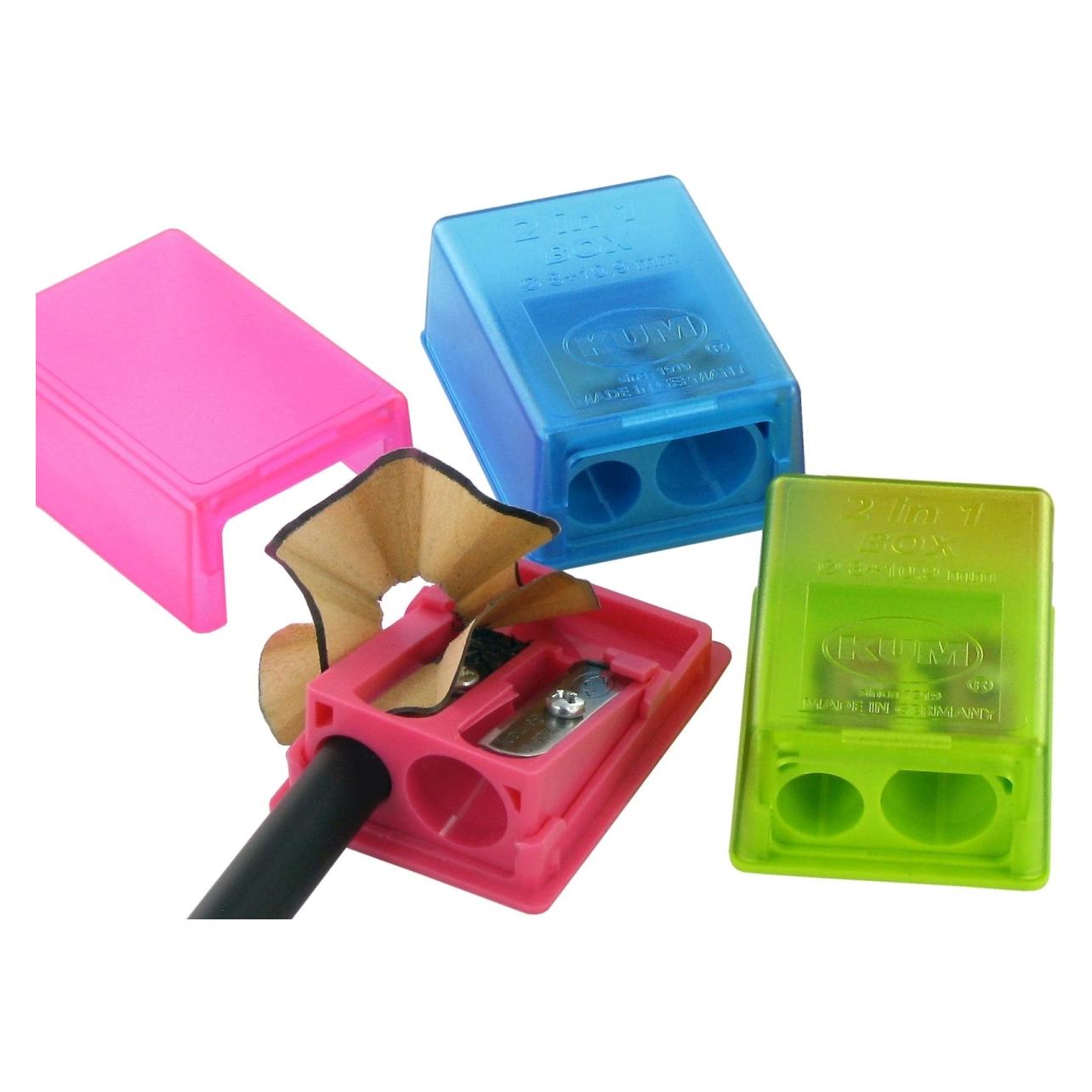 Magni Doppelspitzdose Quader pastell sortiert (3033521)