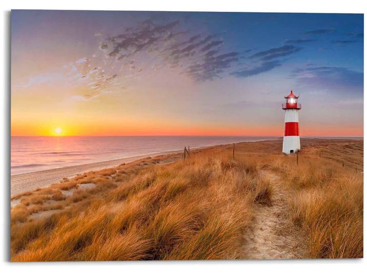 Deco-Panel REINDERS Leuchtturm , bunt (farbe bild(er): bunt), B:140cm H:100cm T:2cm, MDF, Bilder, Deco-Panel