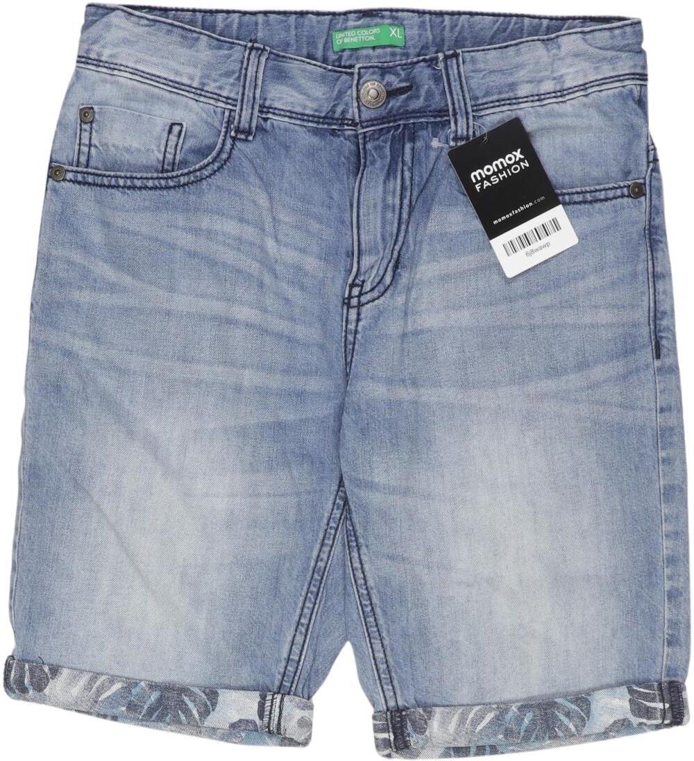United Colors OF Benetton Jungen Shorts, Hellblau, Gr. XL, Baumwolle - Second Hand