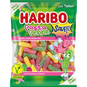 Haribo Fruchtgummis Pasta Penne sauer, 160 g
