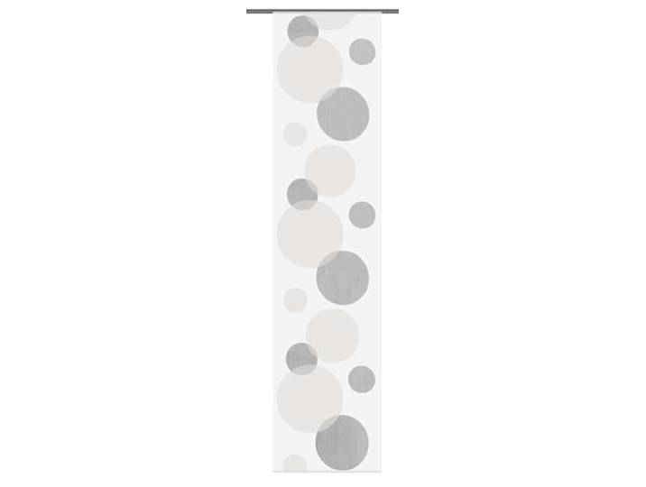 Home fashion 87984-860 Schiebewand Scherli, 245 x 60 cm, Voile, Stein, Braun