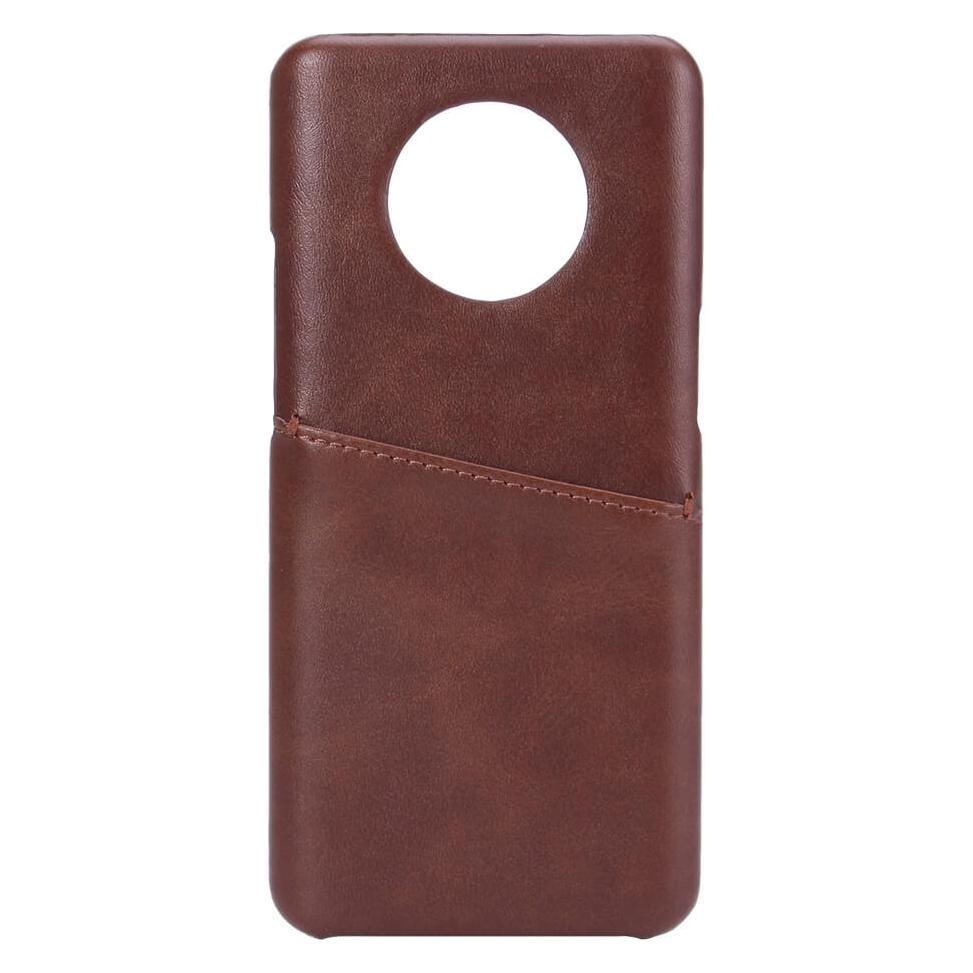 Carl ONSALA Mobil Cover Brun med Kortrum (OnePlus 7T) (588545)
