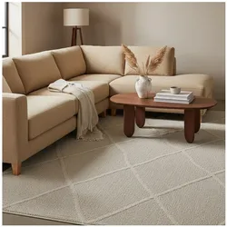 Outdoorteppich IMST, im Boho-Stil, Beige, 140 x 200 cm