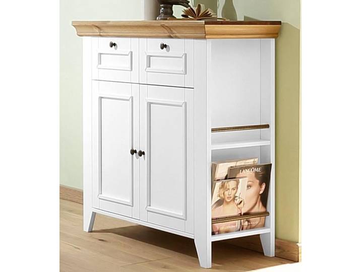 Kommode OTTO HOME Skandinavia , gelb (weiß, honigfarben), B:100cm H:95cm T:38cm, Sideboards, Kommode, aus massiver Kiefer