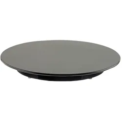 Schneider - Tortenplatte Melamin, schwarz, Ø 240 mm, Höhe: 30 mm