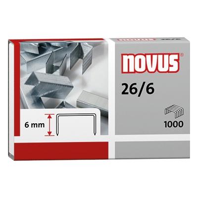 NOVUS Heftklammer 040-0160 26/6 verzinkt 5.000 St./Pack.