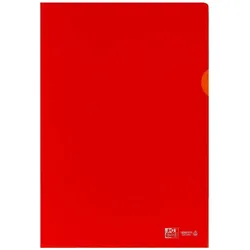 Elba, Mappe, Sichthülle Premium, DIN A4, PVC, glasklar, orange, 25er dokumentenecht, transparent, aus vollfarbige (A4, 25x)