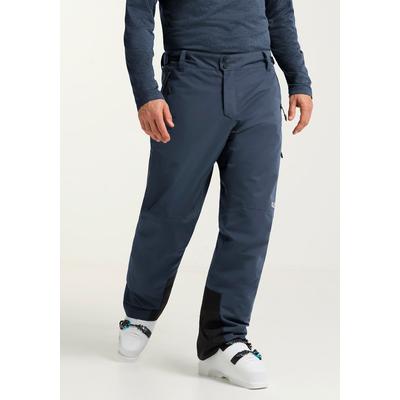Skihose JACK WOLFSKIN "FLOWLINE 2L INS PANTS M", Herren, Gr. M (50), Normalgrößen, blau (midnightsky), Obermaterial: 100% Polyester. Füllung: 100% Polyester. Futter: 100% Polyester, Hosen Skihose, Skihose, wasserdicht, winddicht