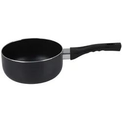 alpina Stielkasserolle 16cm ohne Induktion, Pfanne + Kochtopf, Schwarz