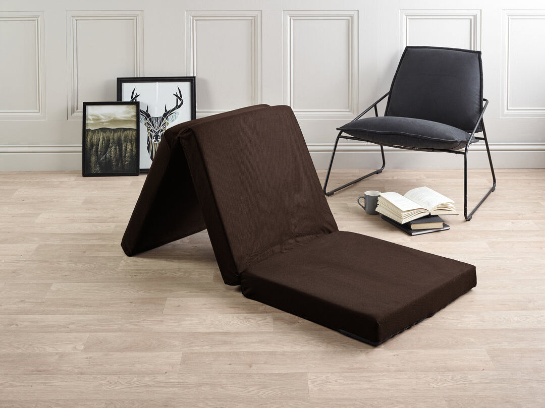 Symple Stuff Dull 8cm Mattress Cube Futon Mattress Chocolate