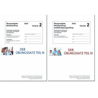 Das Übungspaket Teile III + IV - Variante 2, Geheftet von Lothar Semper,Bernhard Gress, Holzmann Medien, 978-3-7783-1794-5