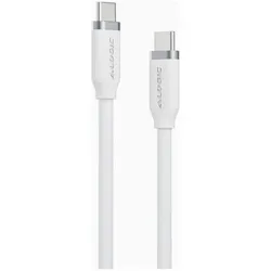 Alogic Elements Silicone USB-C - USB-C Kabel 2m, weiss (2 m, USB 2.0, 240 W), USB Kabel
