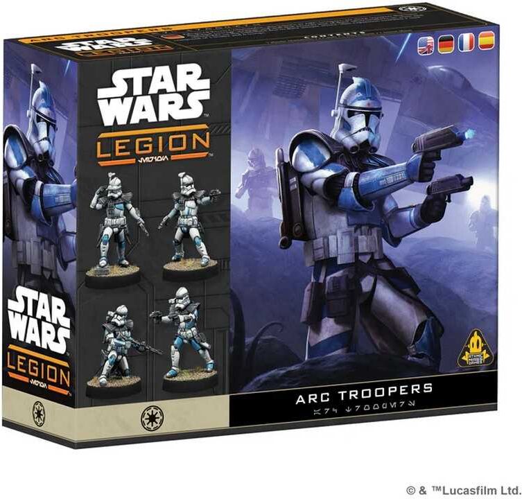 Star Wars: Legion ARC Troopers Unit Expansion by Atomic Mass Games, Includes ARC Trooper Unit and Strike Team for Galactic Republic Forces
