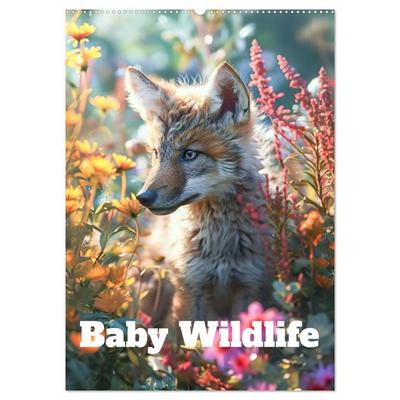 Baby Wildlife (Wall Calendar 2027 DIN A2 portrait), CALVENDO 12 Month Wall Calendar
