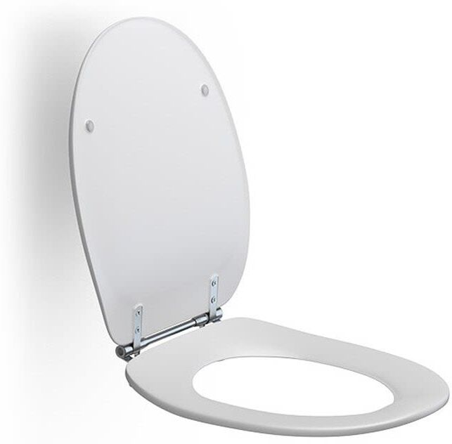 Pressalit Care WC seat Dania open front, with cover R38000-D92999