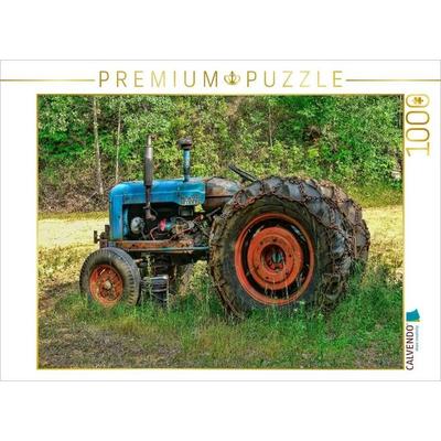 CALVENDO Puzzle Ein Motiv aus dem Kalender Traktoren - game over | 1000 Teile Lege-Größe 64x48cm Foto-Puzzle für glückliche Stunden, Game von ,