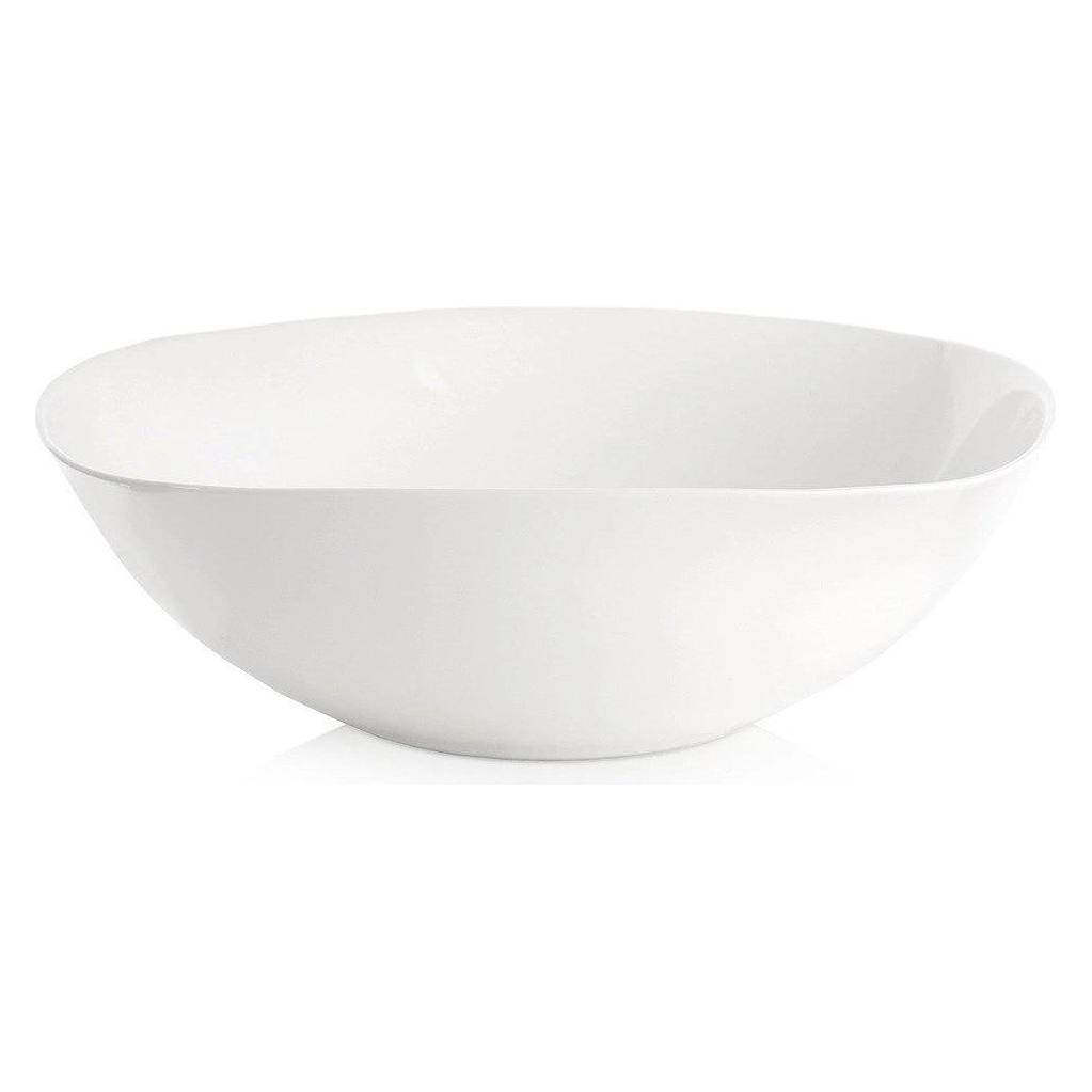 Lumarko Miska szklana biała LUNA 25 cm, 2 l (2 l) (63883789)