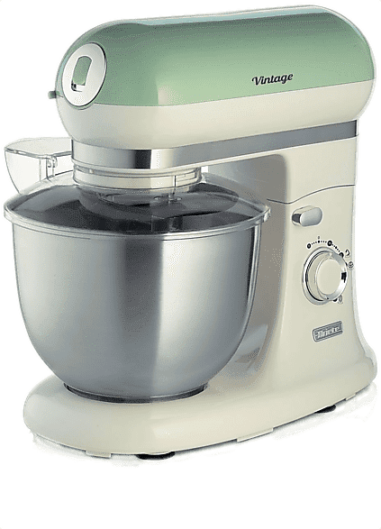 Robot amasador - Ariete 1588/04 Vintage, 2400 W, 5.5 L, 7 velocidades, Verde
