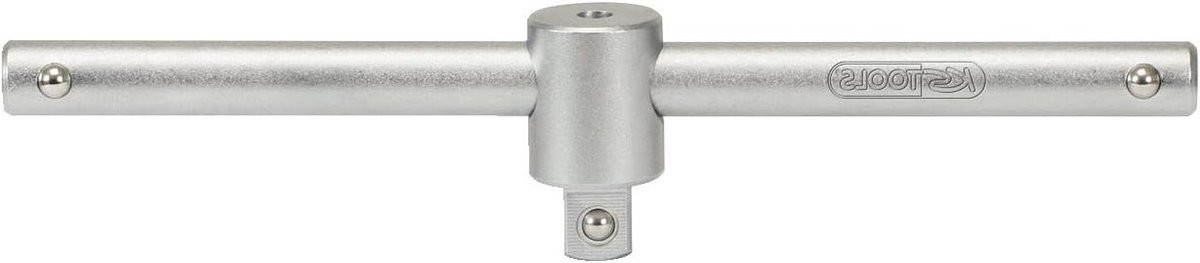 Schuifgreep met vergrendeling T-greep glijstuk matglans verchroomd Zilver 160 mm