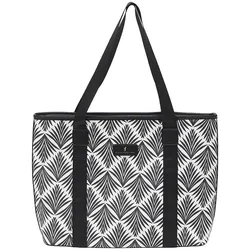Coming Copenhagen Shopper mit Palmenmuster Danica, L44 x B12 x H33.5cm, weiss