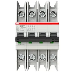 ABB SU204MR-K3 Sicherungsautomat K-Char., 10kA, 3A, 4P, RTT UL 489, Ringkabelanschluss 2CDS274347R0317