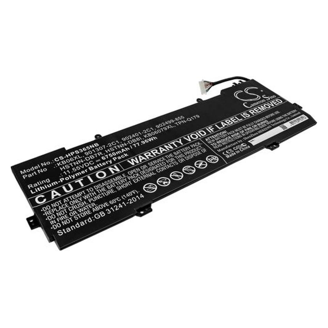 NoName Battery for HP Spectre X360 15-BL001NV etc (3 Zellen) (HPS365NB)