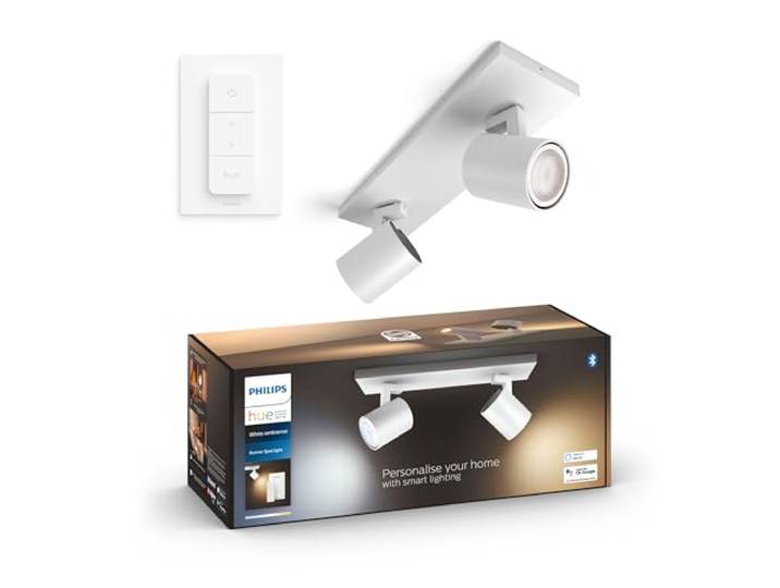 Philips Hue Pillar 2er Spot, Innenbeleuchtung, Schwarz
