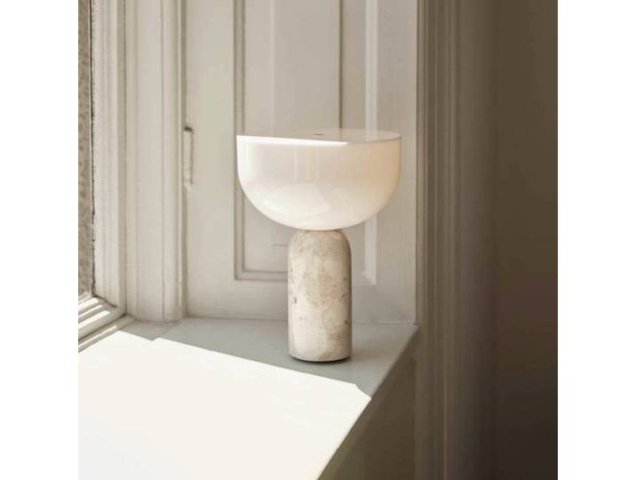 Kizu Portable Tischleuchte Kunis Breccia - New Works - Esszimmer - Design - Marmor - Einflammig