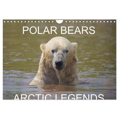POLAR BEARS - ARCTIC LEGENDS (Wall Calendar 2026 DIN A4 landscape), CALVENDO 12 Month Wall Calendar