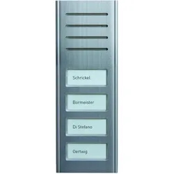 TCS ASX13004-0010 ASX TCS:BUS Audio Außenstation 4T AP silber ASX130040010