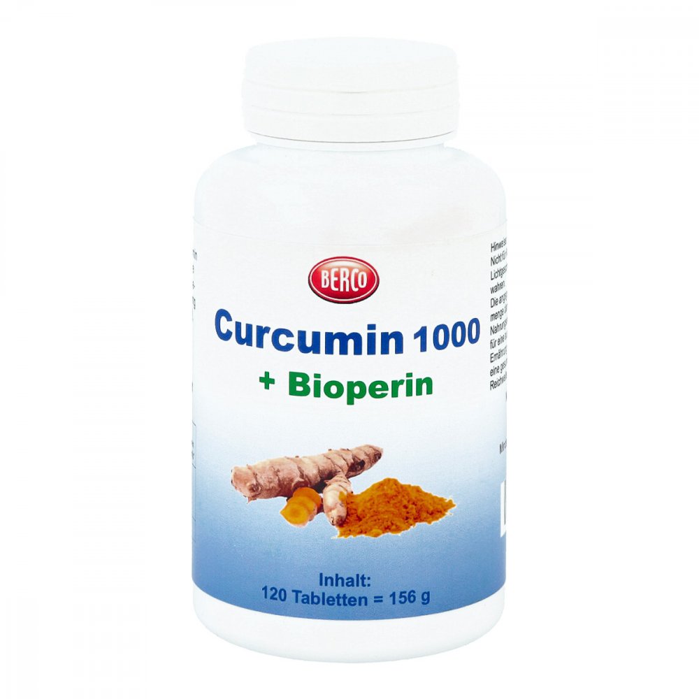 Berco-ARZNEIMITTEL Curcumin 1000+bioperin Berco Tabletten 14041304