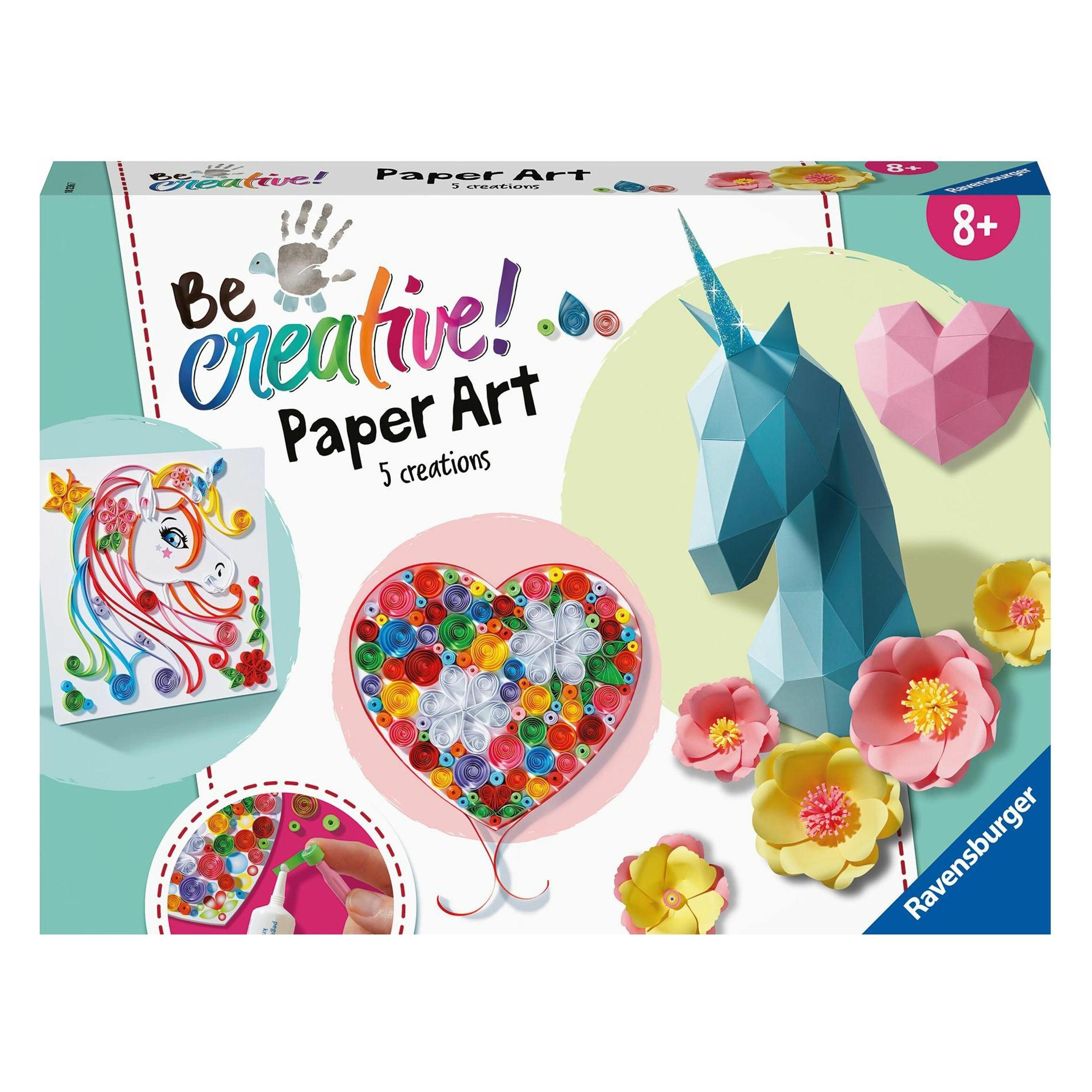 Ravensburger Paper Art Flowers & Unicorn (18236)