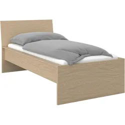 Bett Unit 90 Eichefarben ca. 90x200cm