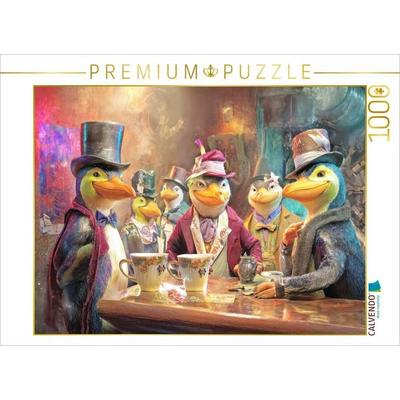 CALVENDO Puzzle Tierische Kaffeefans | 1000 Teile Lege-Größe 64x48cm Foto-Puzzle für glückliche Stunden