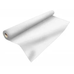 Air Soft Tischdecke in Rollenform, einfarbig, Farbe: Weiß, Größe: 1,2 x 25 m
