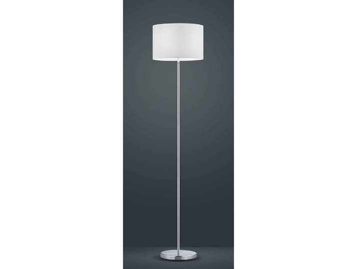 home24 Staande lamp Ø 35cm wit/wit mixweefsel E27