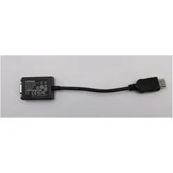 Lenovo HDMI to VGA Adapter (HDMI, VGA), Video Adapter, Schwarz