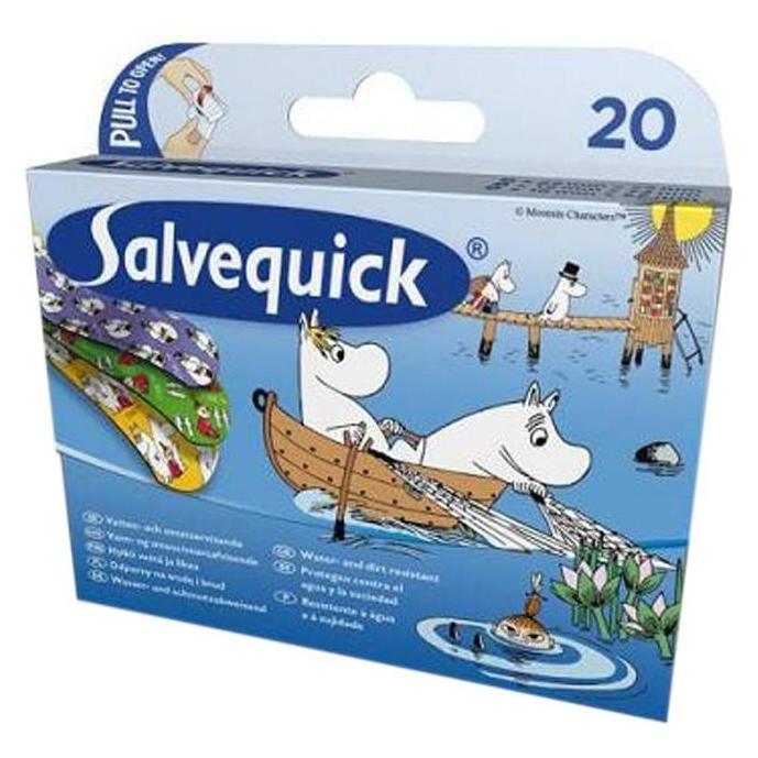 Salvequick Moomin Slices For Children 20Pcs. (20x) (33099725)