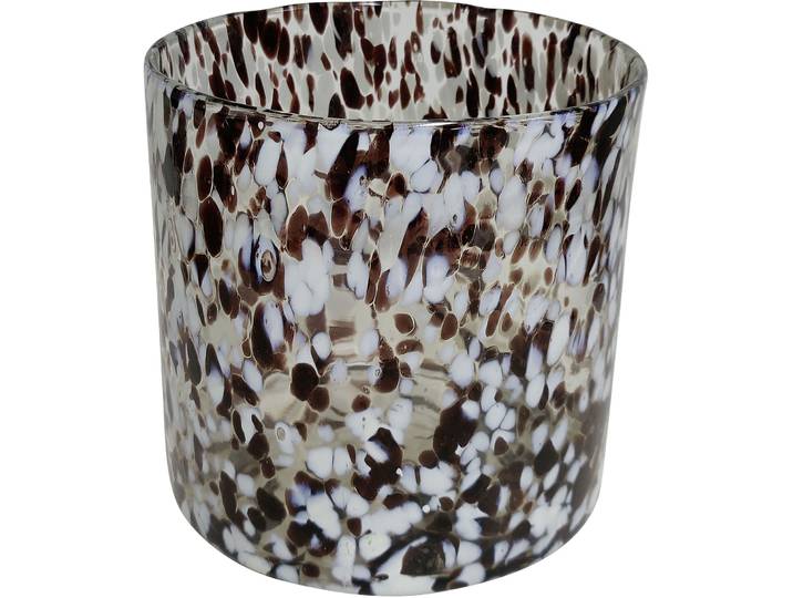 Windlicht Urban braun Glas H 20 cm - Windlicht