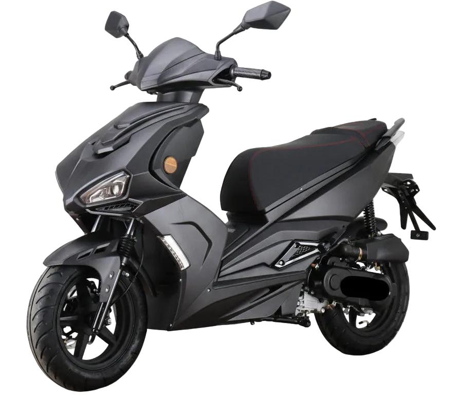 Motorroller Striker 50ccm 45km/h Euro 5, mattschwarz GT Union